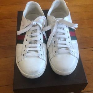 GUCCI ACE WHITE SHOES